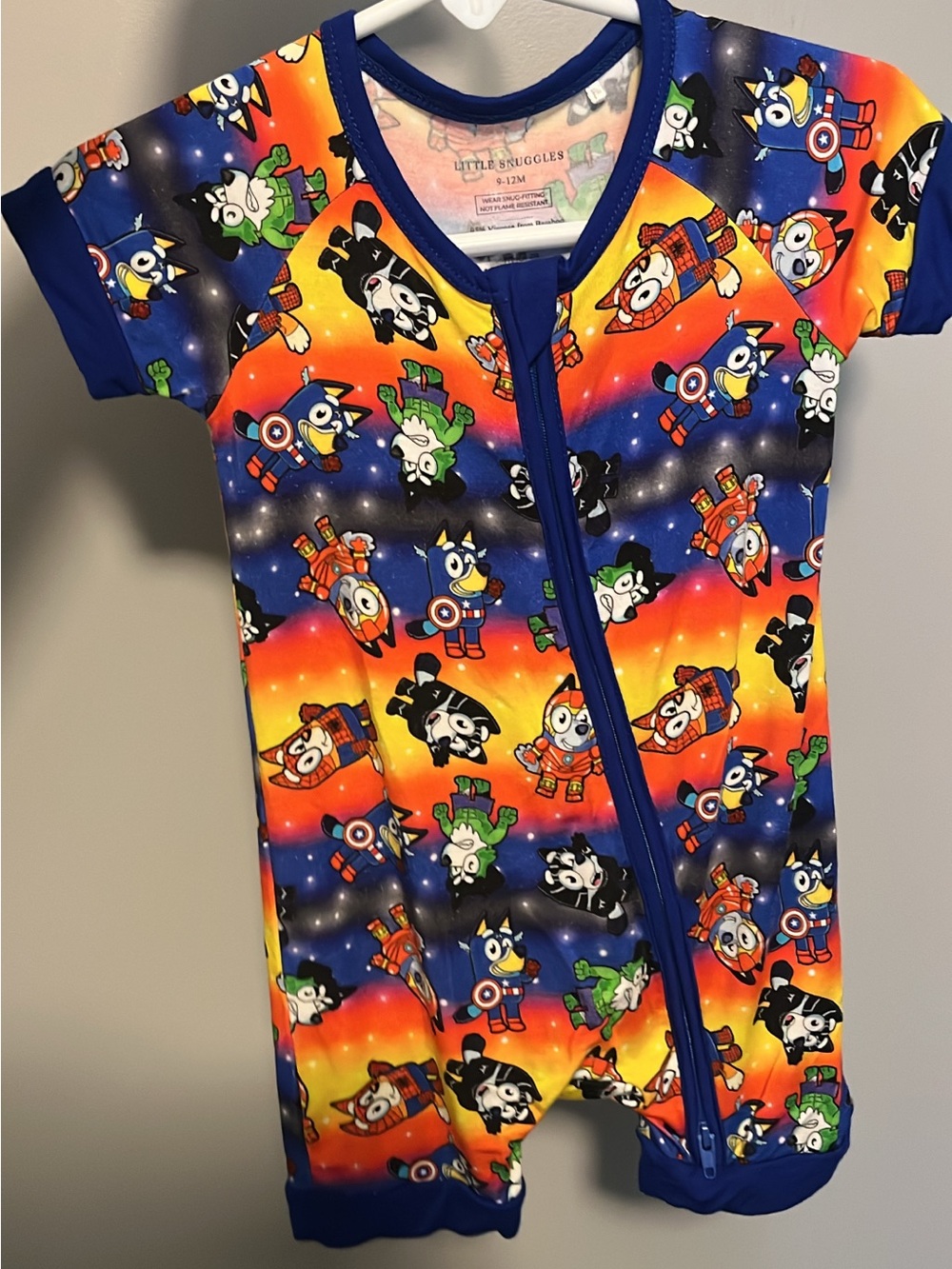 Bluey character themed bamboo shorty